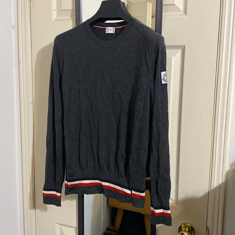 Authentic Moncler Gamme Bleu Cashmere/Silk Crewneck Sweater